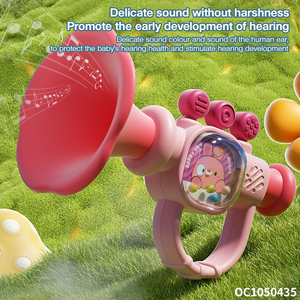 <span class=keywords><strong>Trompette</strong></span> en plastique bon marché avec motif d'animaux <span class=keywords><strong>de</strong></span> dessin animé, haut-parleur mégaphone, fabricant chinois, jouets promotionnels classiques pour enfants - Product Image 3