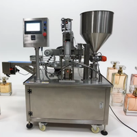 Machine de remplissage et de scellement de bouteilles de parfum Brillant à lèvres Huile essentielle Parfum Vaporisateur pour le corps Machine de remplissage d'huile essentielle