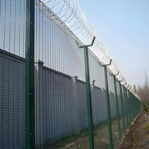 Valla de seguridad de prisión de alta resistencia 358, red de malla de alambre de acero de hierro galvanizado antiescalada para puerta de construcción, privacidad - Product Image 1