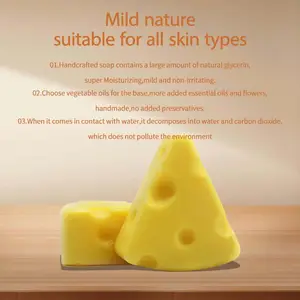 Olive Oil-Based Cheese Wire Drawing Soap Solid Form With Basic Cleaning And Whitening Features Chemical Ingredient Included