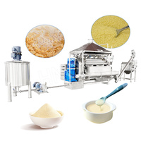 HNOC Machine à flocons de riz et d'avoine Ligne de production d'aliments pour bébés Cerelac Machine automatique de fabrication d'aliments pour bébés