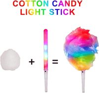 Bâton multifonctionnel à fibre optique clignotant à LED Décorations de concert et de fête Bâton de joie lumineux pour concerts et fêtes
