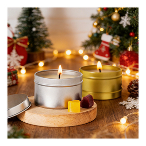 Venta al por mayor de velas aromáticas en tarros con empaque de lujo premium para la colección de exhibición de boutique de mezcla de soja natural. - Product Image 2