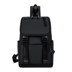 Sac à dos pour ordinateur portable en PU antivol personnalisé en gros, tendance, unisexe, pour les voyages d'affaires, avec doublure en polyester - Product Image 2
