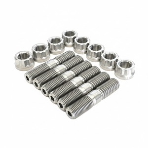 Nouveau kit de collecteur d'échappement en titane pour voiture de course <span class=keywords><strong>Sprint</strong></span> avec tube de couple et goujons à 12 points - Product Image 2