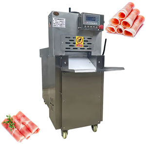 Large Capacity Automatic Frozen <b>Meat</b> <b>Slicer</b> Machine 1 2 4 6 Blades for Industrial Mutton Beef Roll Slicing Factory Use - Product Image 1