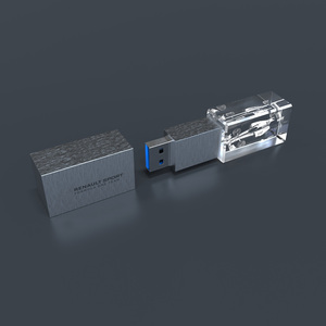 ミニクリスタル<span class=keywords><strong>3D</strong></span>レーザー彫刻USBフラッシュドライブ、カスタムロゴ入り、結婚祝い - Product Image 5