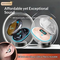 Auriculares Intrauditivos Invisibles Más Vendidos, Uso Indoloro, Llamadas HD, Bluetooth 5.4, Sonido Estéreo de Alta Fidelidad, Larga Duración, Auriculares Universales