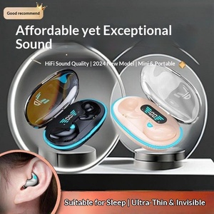 Écouteurs intra-auriculaires mini invisibles les plus vendus, port confortable, appels HD, Bluetooth 5.4, Stéréo HiFi, Longue autonomie, Casque universel - Product Image 3
