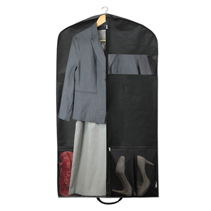 Sac de costume de vêtement Oxford imperméable réutilisable avec logo personnalisé d'usine OEM avec fermeture éclair givrée et impression personnalisée pour le stockage de voyage - Product Image 4