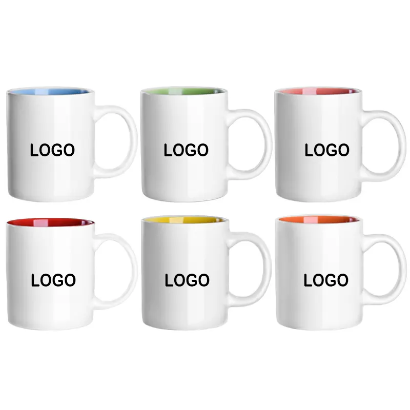 Nuoxin Factory Wholesale High Quality Custom Logo Printing Heat Press 15 oz Sublimation Blanks Coffee Mug for Promotion Gift