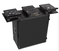 Table de DJ pliable portable, emballage en flight case, console de mixage pour bar et boîte de nuit