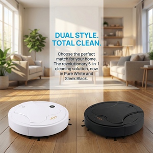 เครื่องดูดฝุ่นหุ่นยนต์อัจฉริยะสำหรับใช้ในบ้านพร้อมฟังก์ชั่นถูพื้น ขายส่งจากโรงงาน เครื่องใช้ไฟฟ้าขนาดเล็กสำหรับบ้าน - Product Image 2
