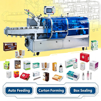 Intelligente voll automatische Hochgeschwindigkeitskarton-Einweg-Papierbox-Verpackungs maschinen Seifen-Kosmetik-Kondom-Karton ier maschine