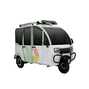 2023 New Design Enclosed Body Electric Tricycle China Electric Tricycle Tuk Tuk For Sale