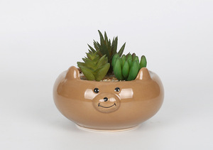 Grand <span class=keywords><strong>Pot</strong></span> <span class=keywords><strong>de</strong></span> plante en argile <span class=keywords><strong>de</strong></span> <span class=keywords><strong>fleur</strong></span> d'orchidée nordique Vintage Compostable en forme d'animal pour <span class=keywords><strong>fleur</strong></span> - Product Image 6