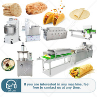Ligne de Production Commerciale de Machines à Pain Lavash, Roti et Pita Arabes Électriques à Faible Consommation d'Énergie