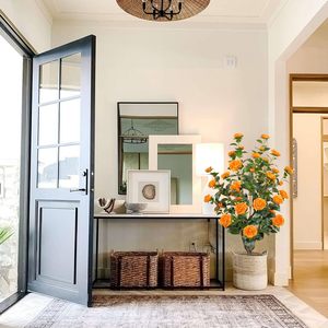 Gran oferta de árbol Floral de planta en maceta naranja falso para exteriores, gran variedad de plantas en maceta, árbol de Camelia Artificial para la decoración interior de la puerta delantera del hogar - Product Image 6