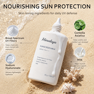 <span class=keywords><strong>Crema</strong></span> <span class=keywords><strong>Solare</strong></span> Naturale Delicata OEM Resistente all'Acqua con Ceramidi e Amminoacidi Idratanti SPF50 Protezione <span class=keywords><strong>Viso</strong></span> Delicata - Product Image 3