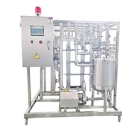 Pasteurisateur de lait de type plaque à commande PLC 1000l/H Machine de pasteurisation du lait
