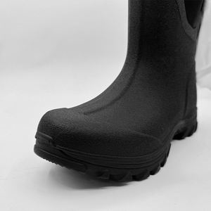 Bottes <span class=keywords><strong>de</strong></span> pluie en caoutchouc pour femmes, doublées <span class=keywords><strong>de</strong></span> néoprène, imperméables, douces et thermiques, hauteur genou, vente en gros d'usine, 2025 - Product Image 3