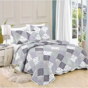 Popular design for quilts bedding bedspreads embroidery bedspread for hotel use bedspread set