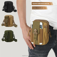 Sac Tactique à Bandoulière Unique pour Extérieur, Sacoche de Ceinture, Pochette Sécurité, Sac de Poitrine, Poche pour Gadgets, Holster Multifonction pour Téléphone Portable