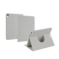 Étui à rabat en forme de U pour iPad Pro Air 720, support magnétique rotatif, protection antichoc, revêtement en cuir PU effet peau, housse de protection folio