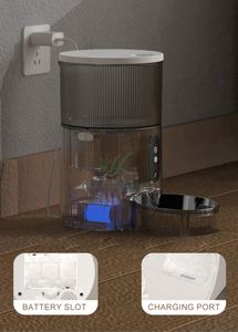 Video Alimentador automático para perros y gatos Ración Reservas de alimentos Alimentador de sincronización de comida para mascotas - Product Image 5