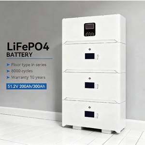 Batterie solaire domestique empilable 10KWh-32KWh 48V LiFePO4 avec écran tactile et BMS intelligent pour utilisation hors réseau/sur réseau - Product Image 1