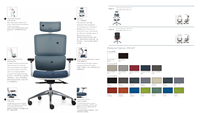 Chaise de bureau ergonomique moderne à dossier mi-haut en PP, réglable en hauteur, pivotante, à roulettes, avec accoudoirs fixes
