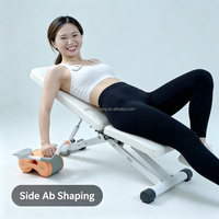 Rueda de Ejercicio Diaria para el Hogar, Nuevo Rodillo Abdominal con Rebote Automático para Adultos, Hombres y Mujeres, Entrenamiento Corporal