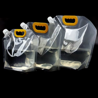 Sachets souples transparents personnalisés de haute qualité pour jus, biodégradables et recyclables, vente en gros et au détail