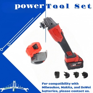 Amoladora Angular Inalámbrica de Alta Potencia de 21 V, Herramienta de Corte Eléctrica de 12000 RPM para Uso Industrial, Compatible con <span class=keywords><strong>Milwaukee</strong></span> - Product Image 1