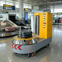 Machine d'emballage de bagages à prix abordable pour aéroport, machine à film étirable pour emballer les bagages