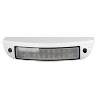 Lumières LED fines pour l'intérieur de camping-car 12v, plafond, stationnement, pour camping-car, 12 pouces, 20W, boîtier noir, lumière de porche pour camping-car, IP67