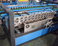 Machine de fabrication automatique de conduits et de tuyaux HVAC Anhui Preda / Ligne de fabrication de tuyaux V 8,5 kW de puissance, épaisseur de feuille de 0,5 à 1,2 mm
