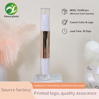 Tube vide personnalisé fin et simple pour correcteur et blush en stick, emballage de fond de teint, conteneur 3,8g en PETG avec capuchon à clapet