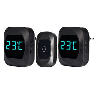 Système d'Appel Compact Moderne pour Personnes Âgées, Alimenté par Batterie, avec Bouton d'Appel et Sonnette, Idéal pour Appartements - Product Image 1