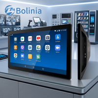 PC industriel Android 21,5 pouces RK3568 4 Go RAM 16 Go EMMC IPS tactile PCAP Boîtier plastique Tout-en-un HMI mural