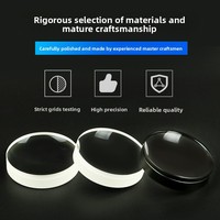 Lentille optique achromatique cémentée de haute précision personnalisée pour systèmes laser, vision industrielle, microscopes et dispositifs d'imagerie