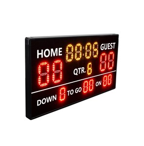 YIZHI Electronic <span class=keywords><strong>Rugby</strong></span> Ball Sports Scoring Pantalla LED Marcador digital con control remoto Juegos de fútbol americano Score Keeper Board - Product Image 1