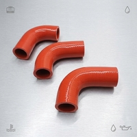 Tuyau en silicone pour radiateur de turbo de voiture personnalisé, coudé à 45 degrés, réducteur