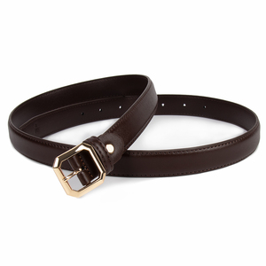 Ceinture décontractée pour femmes à largeur personnalisée avec boucle à ardillon et <span class=keywords><strong>double</strong></span> couture Design Ceinture pour femmes à la mode - Product Image 3