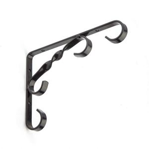 WEKIS Triangle Steel Reinforced Wall <b>Bracket</b> with 75lbs Capacity for Room <b>Shelves</b>-White Powder Coated - Product Image 1