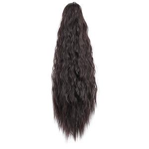 Phụ Nữ Của Giả Tóc Đuôi Ngựa Fluffy Sóng Nước Dài Xoăn Tóc Clip-Trong Cao Đuôi Ngựa Dài Xoăn Tóc - Product Image 5