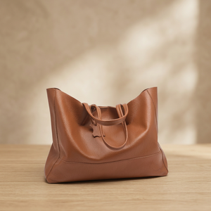 Sacs à main de luxe en cuir véritable BS INTERNATIONAL, prix d'usine, OEM ODM personnalisés, imperméables, deux poignées, style occidental pour femmes - Product Image 3