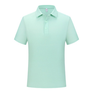 Polo à manches courtes, couleur unie, polyester, évacuation de l'humidité, usage quotidien - Product Image 3