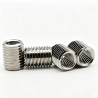 YABOOSS Direct usine Insert fileté en acier inoxydable 304 316, Manchon de réparation de filetage, Insert de filetage pour filetage intérieur et extérieur