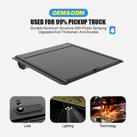 Zolionwil Couverture de benne roulante rétractable en aluminium pour camionnette Couverture de benne pour Ldv Terron 9 Maxus Interstellar X